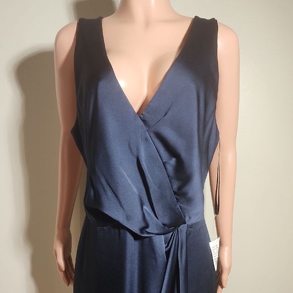 After Six Navy Blue Maxi Dress - Picture 2 of 12